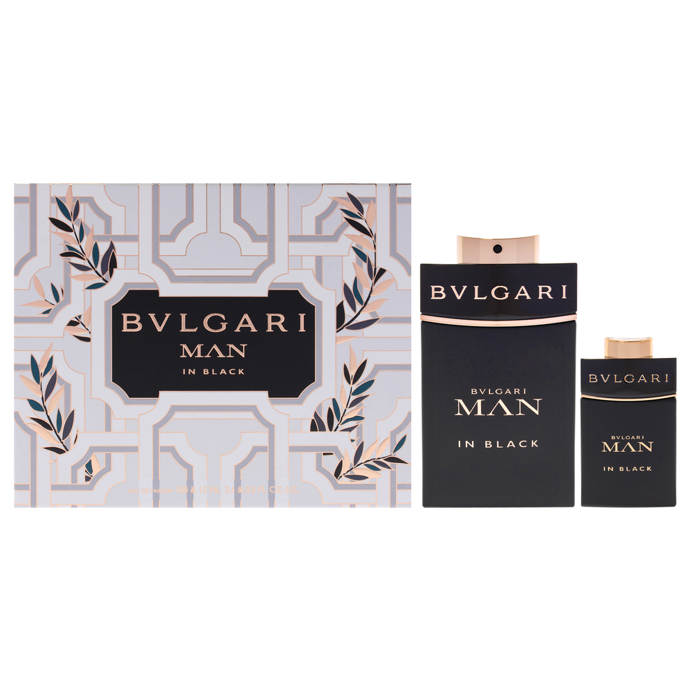 Bvlgari Man In Black by Bvlgari 2 Pc Gift Set 3.4oz EDP Spray, 0.5oz EDP Spray